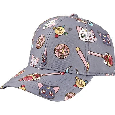 Youth  Gray Sailor Moon Crystal Snapback Hat