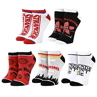 Women's Stranger Things Five-Pair Ankle Sock Set