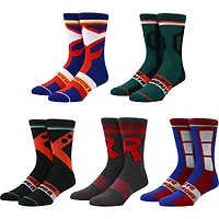 Men's My Hero Academia 5-Pack Crew Sock Set