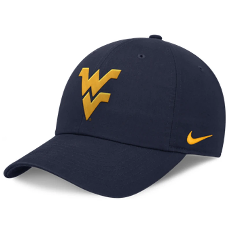 Men's Nike Navy West Virginia Mountaineers Club Dri-FIT Adjustable Hat
