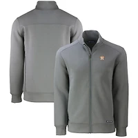 Men's Cutter & Buck  Gray Houston Astros Roam Eco Recycled Full-Zip Jacket
