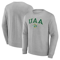Men's Gray Alaska Anchorage Seawolves Campus Sweatshirt