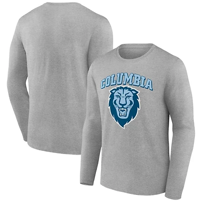 Men's Gray Columbia University Campus Long Sleeve T-Shirt