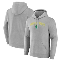 Men's Gray Norfolk State Spartans Campus Pullover Hoodie