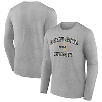 Men's Gray Northern Arizona Lumberjacks Campus Long Sleeve T-Shirt