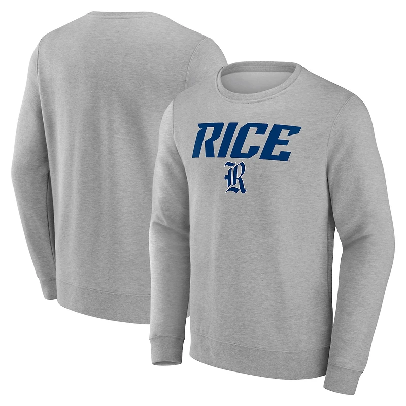 Men's Gray Rice Owls Campus Sweatshirt