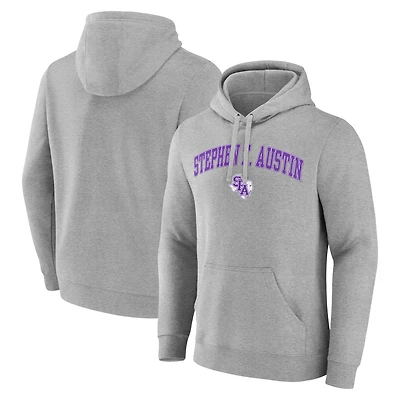 Men's Gray Stephen F Austin Lumberjacks Campus Pullover Hoodie