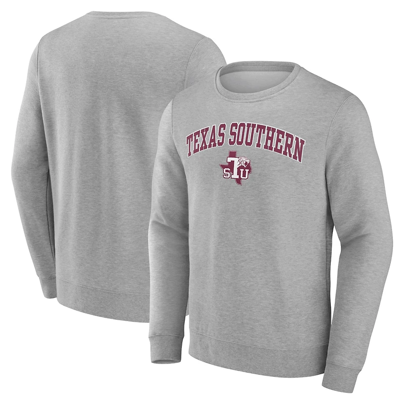 Men's Gray Texas Southern Tigers Campus Sweatshirt