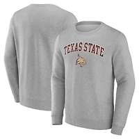 Men's Gray Texas State Bobcats Campus Sweatshirt