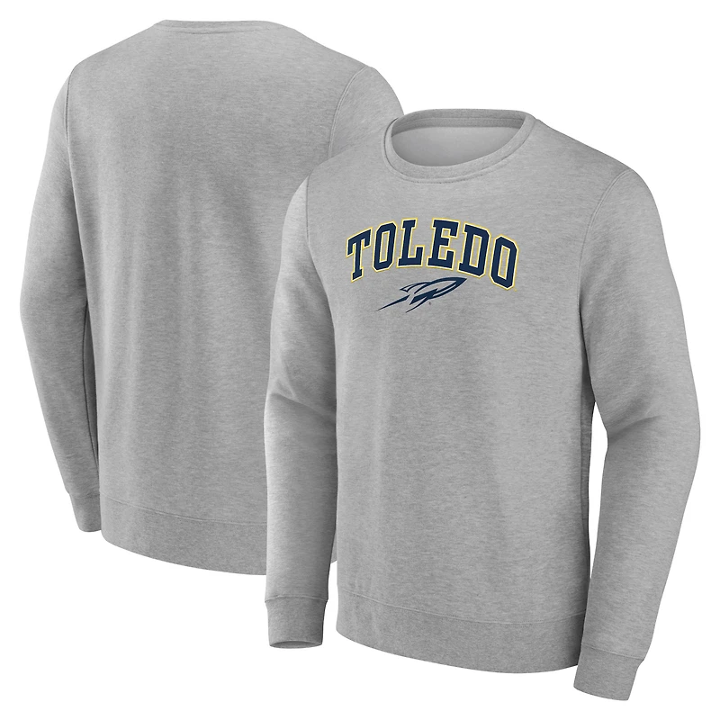 Men's Gray Toledo Rockets Campus Sweatshirt