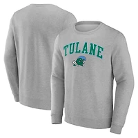Men's Gray Tulane Green Wave Campus Sweatshirt