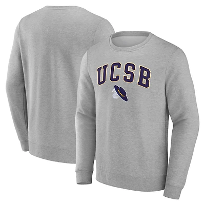 Men's Gray UC Santa Barbara Gauchos Campus Sweatshirt