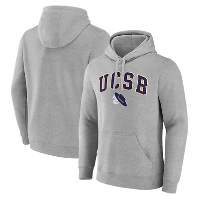Men's Gray UC Santa Barbara Gauchos Campus Pullover Hoodie