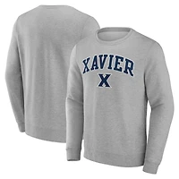 Men's Gray Xavier Musketeers Campus Sweatshirt