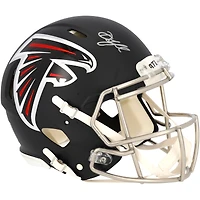 Drake London Atlanta Falcons Autographed Riddell Speed Authentic Helmet