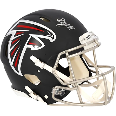Drake London Atlanta Falcons Autographed Riddell Speed Authentic Helmet