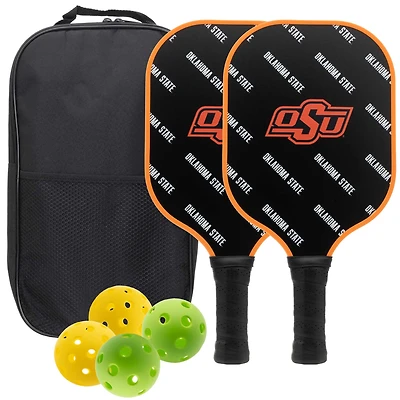Oklahoma State Cowboys Pickleball Paddle Set