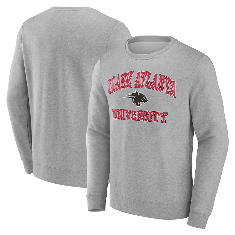 Men's Gray Clark Atlanta University Panthers Campus Sweatshirt