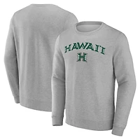 Men's Gray Hawaii Warriors Campus Sweatshirt
