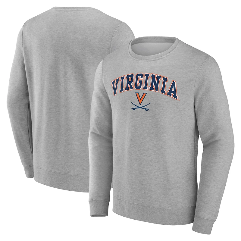 Men's Gray Virginia Cavaliers Campus Sweatshirt
