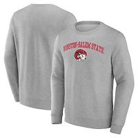 Men's Gray Winston-Salem State Rams Campus Sweatshirt
