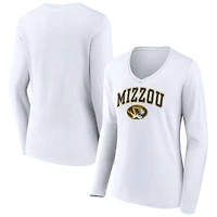 Women's Missouri Tigers Campus Long Sleeve V-Neck T-Shirt