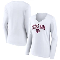 Women's Texas A&M Aggies Campus Long Sleeve V-Neck T-Shirt