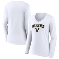 Women's Vanderbilt Commodores Campus Long Sleeve V-Neck T-Shirt