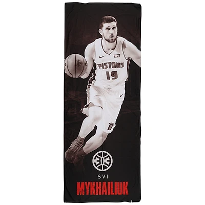 Svi Mykhailiuk Detroit Pistons Team-Issued Black Banner