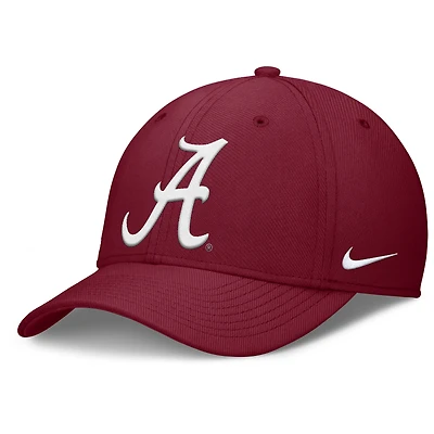 Men's Nike Crimson Alabama Crimson Tide Rise Swoosh Dri-FIT Flex Hat