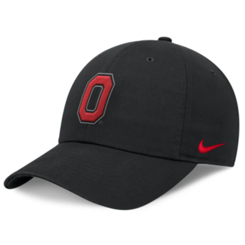 Men's Nike Black Ohio State Buckeyes Club Dri-FIT Adjustable Hat