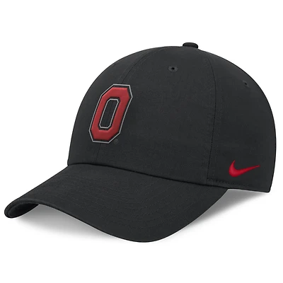 Men's Nike Black Ohio State Buckeyes Club Dri-FIT Adjustable Hat