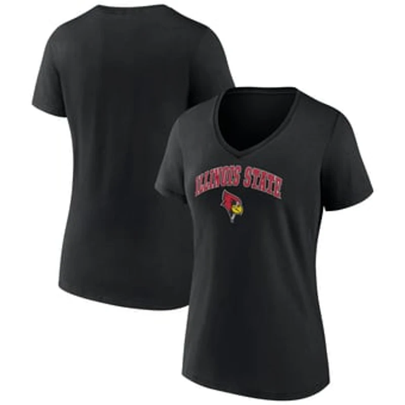 Women's Illinois State Redbirds Campus V-Neck T-Shirt