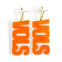 Brianna Cannon Tennessee Volunteers Large Word Earrings
