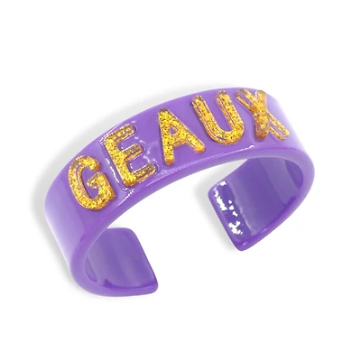 Brianna Cannon LSU Tigers Wordmark Cuff Bracelet