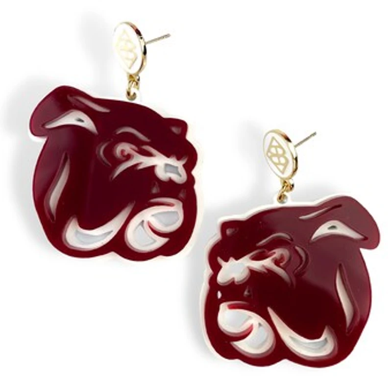 Brianna Cannon Mississippi State Bulldogs Large Logo Earrings