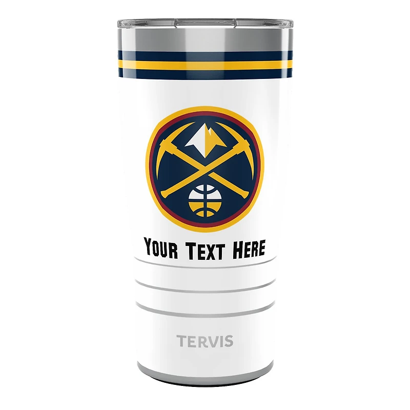 Tervis Denver Nuggets 20oz. Personalized Arctic Stainless Steel Tumbler