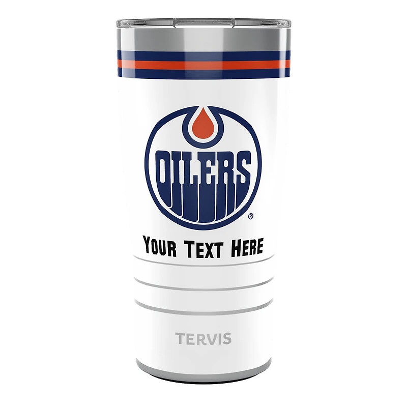 Tervis Edmonton Oilers 20oz. Personalized Arctic Stainless Steel Tumbler