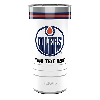 Tervis Edmonton Oilers 20oz. Personalized Arctic Stainless Steel Tumbler