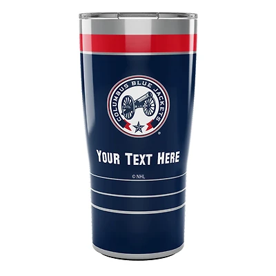 Tervis Columbus Blue Jackets 20oz. Personalized MVP Fan Stainless Steel Tumbler