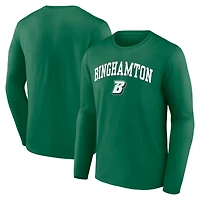 Men's Green Binghamton Bearcats Campus Long Sleeve T-Shirt
