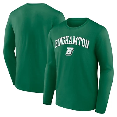 Men's Green Binghamton Bearcats Campus Long Sleeve T-Shirt