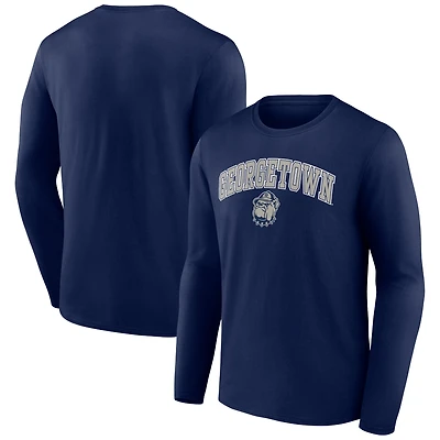 Men's Navy Georgetown Hoyas Campus Long Sleeve T-Shirt