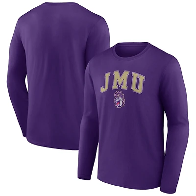 Men's Purple James Madison Dukes Campus Long Sleeve T-Shirt