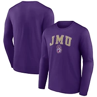 Men's Purple James Madison Dukes Campus Long Sleeve T-Shirt