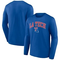Men's Royal Louisiana Tech Bulldogs Campus Long Sleeve T-Shirt