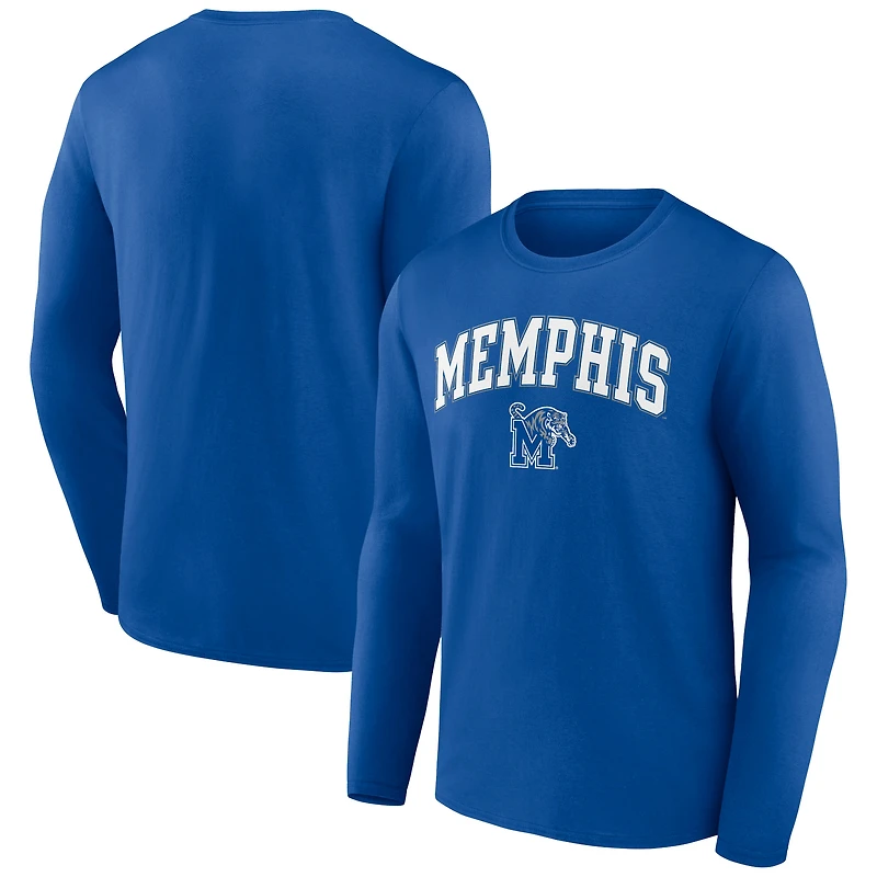 Men's Royal Memphis Tigers Campus Long Sleeve T-Shirt