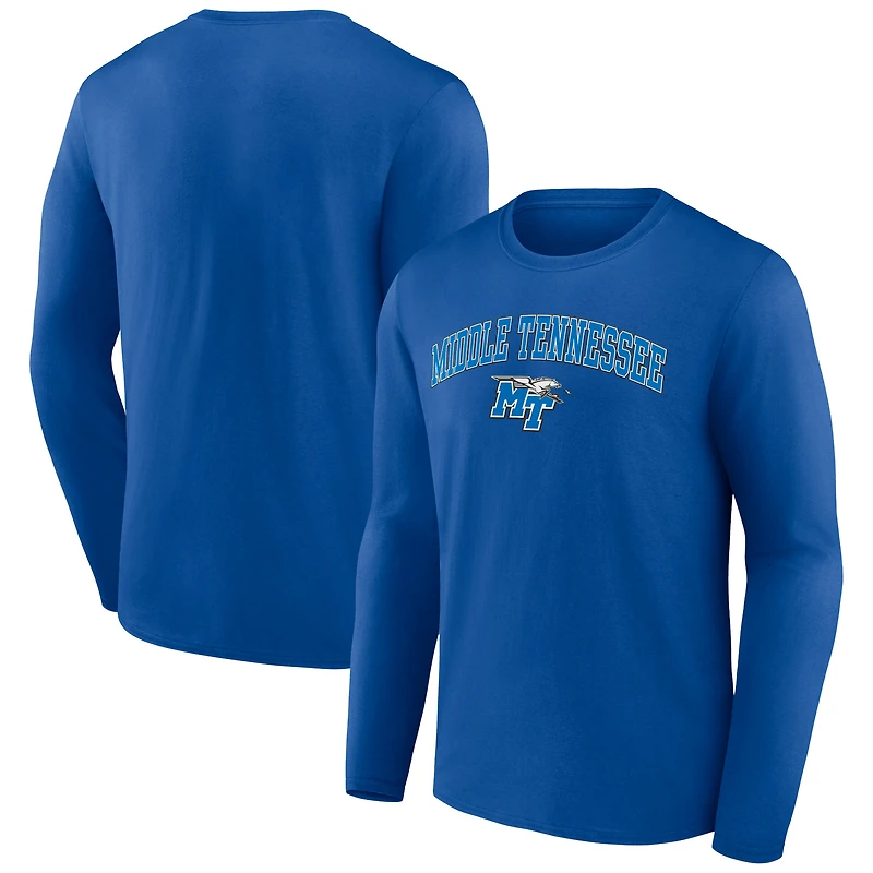 Men's Royal Mid. Tenn. St. Blue Raiders Campus Long Sleeve T-Shirt