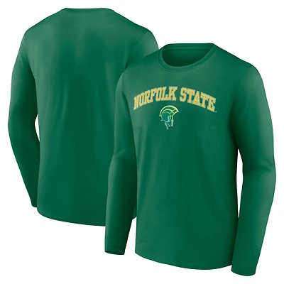 Men's Green Norfolk State Spartans Campus Long Sleeve T-Shirt