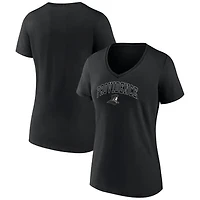 Women's Black Providence Friars Campus V-Neck T-Shirt